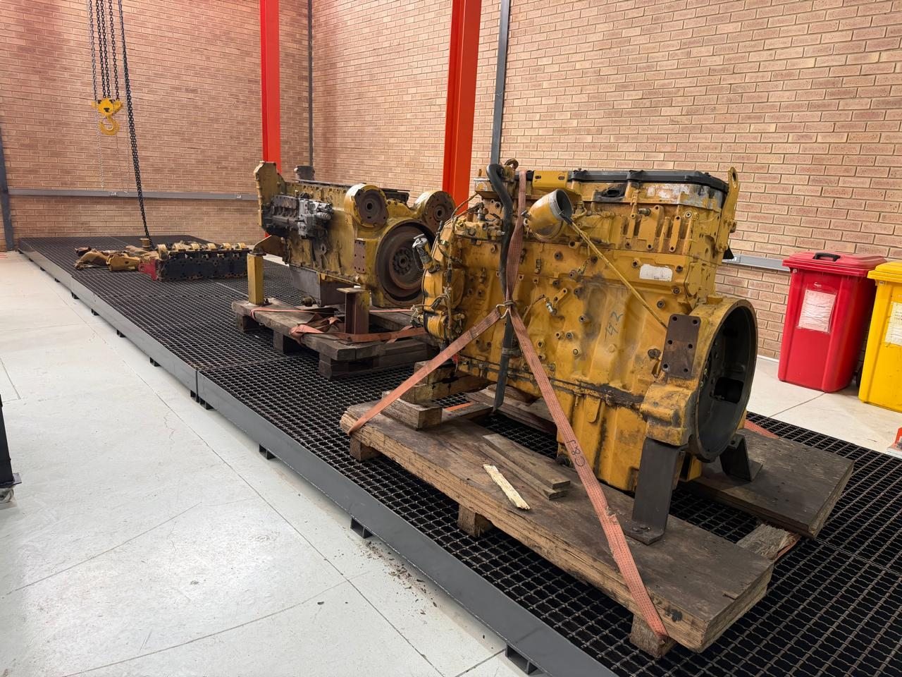 Reconditioned engines prepared as industrial spares